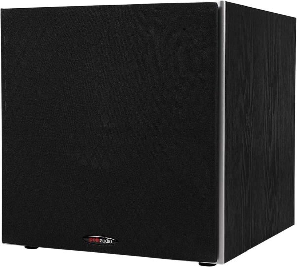 Polk Audio PSW10 10" Powered Subwoofer Home Audio – Power Port Tech, Up to 100 Watts, Big Bass in Compact Design, Easy Setup with Home Theater, Timbre-Matched with Monitor & T-Series Polk Speakers