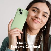 Magnetic for iPhone 15 Plus Case, Compatible with MagSafe, [Full Camera Protection][Screen Protector] Silicone Shockproof Protective Phone Case for iPhone 15 Plus 6.7", Matcha - Image 8