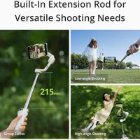 DJI Osmo Mobile 6 Gimbal Stabilizer for Smartphones, 3-Axis Phone Gimbal, Built-In Extension Rod, Object Tracking, Portable and Foldable, Vlogging Stabilizer, YouTube TikTok, Slate Gray - Image 6