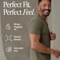 True Classic Mens T-Shirts – Short Sleeve Crew Neck T Shirts for Man, Cotton Blend Plain Novelty Men's T-Shirts - Image 4