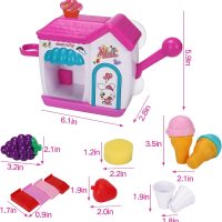AugToy Bath Toys for Toddlers 3-5 Years, Ice Cream Foam Maker Bath Toys for Kids Ages 4-8, Bubble Pretend Cake Play Set Bathtub Toys Age 3 4 5 Year Old Girls Boys Holiday Birthday Gifts Idea - Image 5