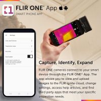 FLIR ONE Pro - Thermal Imaging Camera for iOS Smartphones (iPhone 15 and Newer w/USB-C), 320x240 Super Resolution (160x120 Native IR) - Image 5