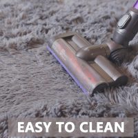 Area Rugs for Bedroom Living Room: 4x6 Grey Fuzzy Shag Shaggy Rug - Soft Plush Furry Bedside Dorm Throw Rug - Indoor Floor Carpet for Kids Girls Boys Home,Dark Gray - Image 5