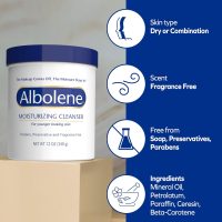 Albolene Face Moisturizer & Makeup Remover - Facial Cleanser & Cleansing Balm - Beta-Carotene Fragrance-Free Cream - 12 oz - Image 5