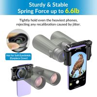 APEXEL Telescope Phone Adapter, Binocular Photo Adapter for Android & iPhone, Phone Holder Mount for Telescope, Monocular, Binocular, Microscope, Spotting Scope. (Including Bluetooth Shutter Remote) - Image 5