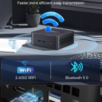 N10 Mini PC Intel N100 (Up to 3.6GHz),16GB DDR4 RAM 512GB M.2 SSD, 4k UHD Dual Display HDMI/Type C/VESA, WiFi, BT, Gigabit Ethernet, Mini Desktop Computer for Home & Business - Image 7