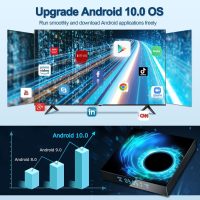EASYTONE Android TV Box 2025, Android 10.0 TV Box 2GB RAM 16GB ROM Allwinner H616 Quad-Core CPU 4K 6K Support 2.4G+5G Dual WiFi Ethernet 100M Bluetooth H.265 Decoding Smart Box for TV - Image 2