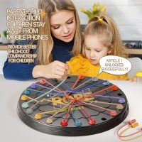 Rope Untangling Puzzle Game, Educational Strategy Board Game for Kids & Adults, Family Travel Party Games with Multi-Level Challenges, Gifts for All Ages(Large) - Image 5