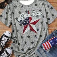 Women's Short Sleeve Printed Blouse – Elegant Crew Neck Top for Office and Daily Commuting Wear - Image 2
