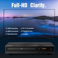 FlexaPlay Region-Free HDMI DVD Player for TV – 1080p Upscaling, USB Port, DVD/CD/MP3 Multi-Format Playback – Ultra-Compact Mini Design, Includes HDMI/RCA Cables, Remote Control - Image 2