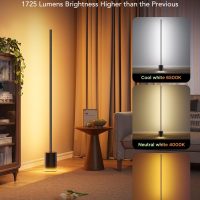 Govee Floor Lamp 2 with Matter, RGBIC, Warm Cool White LED, Alexa Compatible, 1725lm, Music Sync, Scene Modes, Smart Floor Lamp for Living Room, Bedroom, Black(1 Pack) - Image 5