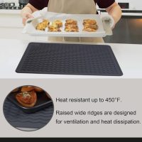 Stove Top Covers for Electric Stove, Food Grade Heavy Duty Silicone Glass Stove Top Cover Protector, Induction Cooktop Protector, Heat Resistant Range Ceramic Stove Top Covers Mat, Oven Cover - Image 5