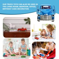 Little Blue Truck Toy for Kids Ages 2 3 4 5 6 7 8 Year Old Boys Girls,1:32 Alloy Kids Car Toy Driveable,Car Door Can Open,Toy Trucks for Toddlers Easter Christmas Birthday Gifts - Image 5