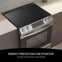 Electric Stove Top Cover - 29.5 * 21Inch 1mm Extra Thick Silicone Coated Fiberglass Heat Resistant Glass Ceramic Stovetop Protector Mat, Prevents Scratching, Expands Usable Space - Image 5