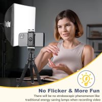 Torjim Softbox Photography Lighting Kit, 16'' x 16'' Professional Softbox Lighting Kit with 85W 3000-7500K LED Bulbs, Studio Lights for Photography/Video Recording/Live Streaming/Portraits Shooting - Image 6