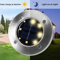 INCX Solar Lights Outdoor Waterproof,16 Pack Solor Ground Light for Outside, Solar Garden Lights Landscape Lighting for Patio Pathway Lawn Yard Deck Driveway Walkway, Warm White - Image 4