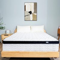 Queen Mattress 10 Inch | Queen Size Hybrid Mattresses in a Box | Medium Firm Feel Memory Foam and Individual Pocket Springs | Fiberglass Free Bed Matress | Breathable | CertiPUR-US | Upgrade - Image 7