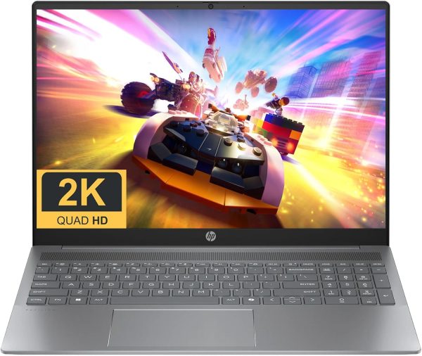 HP 16 Laptop in Silver Ryzen 7 up to 5.1GHz 8GB DDR5 512GB SSD 16in WUXGA Backlit Keyboard Win11 (16-ag - Renewed)