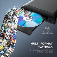 Ceihoit Mini HD DVD Player, CD Players for Home, DVD Players for TV, HDMI and RCA Cable Included, Up-Convert to HD 1080p, All Region, Breakpoint Memory, Built-in PAL/NTSC, USB 2.0 - Image 7
