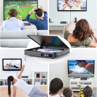 Arafuna DVD Players for TV HDMI Small DVD Player with All Region Free, 1080P HD Mini DVD Player for Smart TV Support CD/DVD USB/TF Card, Remote Control, PAL/NTSC Plays and Multiple Formats - Image 7