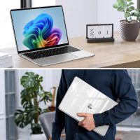 Fintie Case for 13.8 Inch Microsoft Surface Laptop 7 2024 (Model: 2036) - Protective Slim Snap On Hard Shell Cover (Glittering Clear) - Image 7