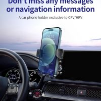 Car Phone Holder for 2023-2025 Honda HRV HR-V/CRV CR-V/Hybrid, 360° Rotation, 7/9 inch Screen Fixed Clip, Auto Accessories Navigation Bracket, Interior Decoration Mobile Phone Mount - Image 3