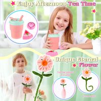 Play Purse for Little Girls Toddler, 35PCS Toddler Purse with Pretend Makeup for Kids, Girl Toys Princess Toy Includes Handbag, Phone, Kids Toy Purse Christmas Birthday Gift for Girls 3 4 5 6 7 8+ - Image 4