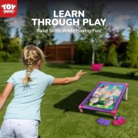 TOY Life Bean Bag Toss Game, Carnival Party Games, Cornhole Set for Kids Outdoor Games, Outside Toys for Kids Ages 4-8, Yard Outdoor Toys for Toddlers 3-5, Gifts for 3 4 5 6 7 Year Old Girls & Boys - Image 3