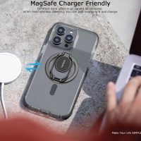 Magnetic Phone Ring Holder with Magsafe, Double Adjustable Gym Finger Ring Grip, Removable Phone Grip, for iPhone, iPad and Smartphones, Compatible with Magnetic Car Mount (Colorful) - Image 9