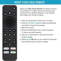 Allimity CT-RC1US-21 CT-RC1CA-21 Replacement Voice Remote Control Compatible with Insignia/Toshiba/Pioneer/Hisense Smart TV Editions Built-in Amazon TV with Prime Video Netflix Disney+ Hulu Buttons - Image 7
