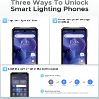 DOOGEE Blade GT Ultra 5G Rugged Smartphone with LED Light Effect, 36GB+512GB/2TB DDR5 Rugged Phone,4nm Dimensity D7300,6.72" FHD+120Hz, AI 100+32MP Android 14 Gaming Phones,Face & Finger ID/WIFI6 - Image 6