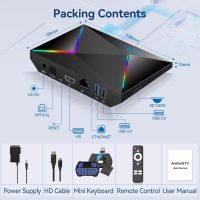 Android 14 TV Box 2025 Android Box 4GB RAM 64GB ROM for Smart TV 1000M Ethernet R69 Plus 8K TV Box 4K HDR10+ H728 Octa-core WIFI6 2.4G 5.8G Dual WiFi BT5.0 USB 3.0 with Mini Wireless Keyboard - Image 9