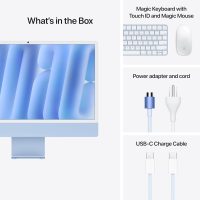 Apple 2024 iMac All-in-One Desktop Computer with M4 chip with 10-core CPU and 10-core GPU: Built for Apple Intelligence, 24-inch Retina Display, 16GB Unified Memory, 256GB SSD Storage; Blue - Image 6
