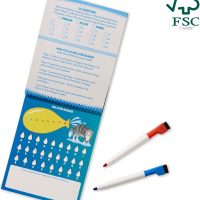 Melissa & Doug On The Go Game On! Reusable Games Wipe-Off Activity Pad Reusable Travel Toy with 2 Dry-Erase Markers - FSC Certified - Image 3