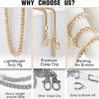 Phone Chain Wristlet Detachable Phone Strap Wrist with 1*Wrist Strap & 2* Tether Tabs for iPhone and Smartphones Gold - Image 3