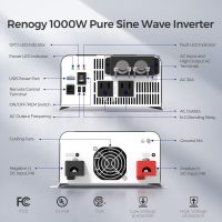Renogy Inverter PUH, 1000W Pure Sine Wave Power Inverter with UPS Transfer Switch & Bluetooth, 12V DC to 120V AC Converter for RV, Truck, Home,Camping - 2000W Surge Power, Remote Monitoring - Image 7