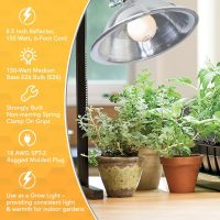 Woods Clamp Lamp Light with Aluminum Reflector; 150W; UL Listed; 6- Foot Cord - Image 4