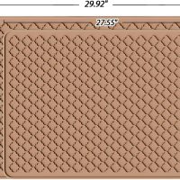 Stove Top Cover for Electric Stove - Silicone Stove Mat for Glass Top Stove, Glass Cooktop Protector, XL Dish Drying Mats For Kitchen, Range Covers for Electric Stove (Caramel,28x20) - Image 4