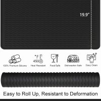 Stove Top Covers for Electric Stove, Food Grade Heavy Duty Silicone Glass Stove Top Cover Protector, Induction Cooktop Protector, Heat Resistant Range Ceramic Stove Top Covers Mat, Oven Cover - Image 3