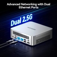 GEEKOM XT1 Mega Mini PC,With 14th Intel Ultra U9-185H (Max 5.1GHz), 32GB DDR5 1TB M.2 NVMe SSD, Mini Desktop Computers Windows 11 Pro, 3 Years Warranty/WiFi 7/BT 5.4/Dual 2.5G LAN/USB4.0/8K,for Office - Image 8