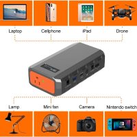 SinKeu 88.8Wh|65Watts Portable Laptop Phone Charger with AC DC USB Outlets, A Super Travel Portable Battery Pack & Power Bank for HP Notebooks, MacBook, iPad, iPhone - Image 3