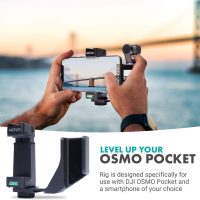 Movo OPR-50 Smartphone Video Rig Compatible with DJI OSMO Pocket 1, 2 - Includes Mount and 2X Shoe Mount for Microphone, Light, and More - Phone Stabilizer for Video Recording - Image 5