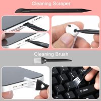 2 Pack Screen Cleaner Spray and Wipe for Laptop Monitor and Car Screens, Phone Touchscreen Mist Cleaning Kit for Cellphone, Tablet, PC, Computer, LCD, Eyeglass, iPhone, iPad, Mac Pro - Grey and Pink - Image 3