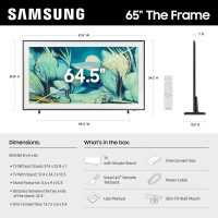 Samsung 65-Inch Class The Frame LS03F 4K QLED Smart TV (2025 Model) Modern Frame Design, NQ4 AI Gen2 Processor, Art Mode, Artful Picture Quality, Samsung Vision AI, Alexa Built-in - Image 2