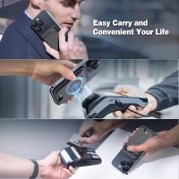 Mag-Safe Wallet Magnetic Wallet for Phone Lightweight Magnetic Phone Pouch Stand Adjustable Leather Mag-Safe Card Holder for iPhone 16/15/14/13/12 Series, Not for iPhone 13/12 Mini (Black) - Image 5