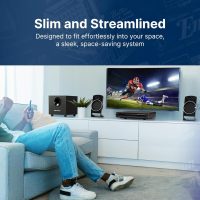 Emerson ED-8050 2.1 Channel Home Theater DVD Player and Surround Sound System with Subwoofer, HDMI Output, USB Playback, and Dual Speakers – Ideal for Immersive Movie and Music Experience - Image 10