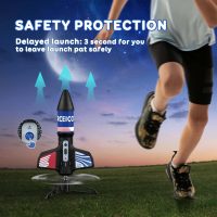 Rocket Launcher, 200 Feet of Flight Altitude, Model Rocket Kits with Launch Set, Ultra-high Flying Rocket, Rocket Toy, Outdoor Toys for Ages 8-13, Birthday Gift for Kids Boys & Girls - Image 4