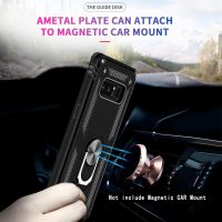 LeYi for Galaxy Note 8 Phone Case with [2 Pack] 3D Screen Protector, Military-Grade Magnetic Ring Holder & Kickstand Cell Android Unlocked Case for Samsung Note 8, Black - Image 4