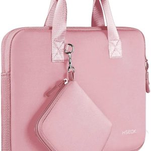 Hseok Laptop Sleeve 14 inch Case with Small Pouch, Neoprene Computer Bag Compatible with MacBook Pro 14" M4/M3/M2/M1 2025-2021, MacBook Air/Pro 13" and Most 14 inch Notebooks，P01K01