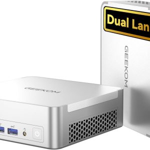 GEEKOM XT1 Mega Mini PC,With 14th Intel Ultra U9-185H (Max 5.1GHz), 32GB DDR5 1TB M.2 NVMe SSD, Mini Desktop Computers Windows 11 Pro, 3 Years Warranty/WiFi 7/BT 5.4/Dual 2.5G LAN/USB4.0/8K,for Office